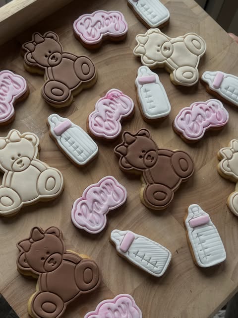 Teddy en babyfles koekjes